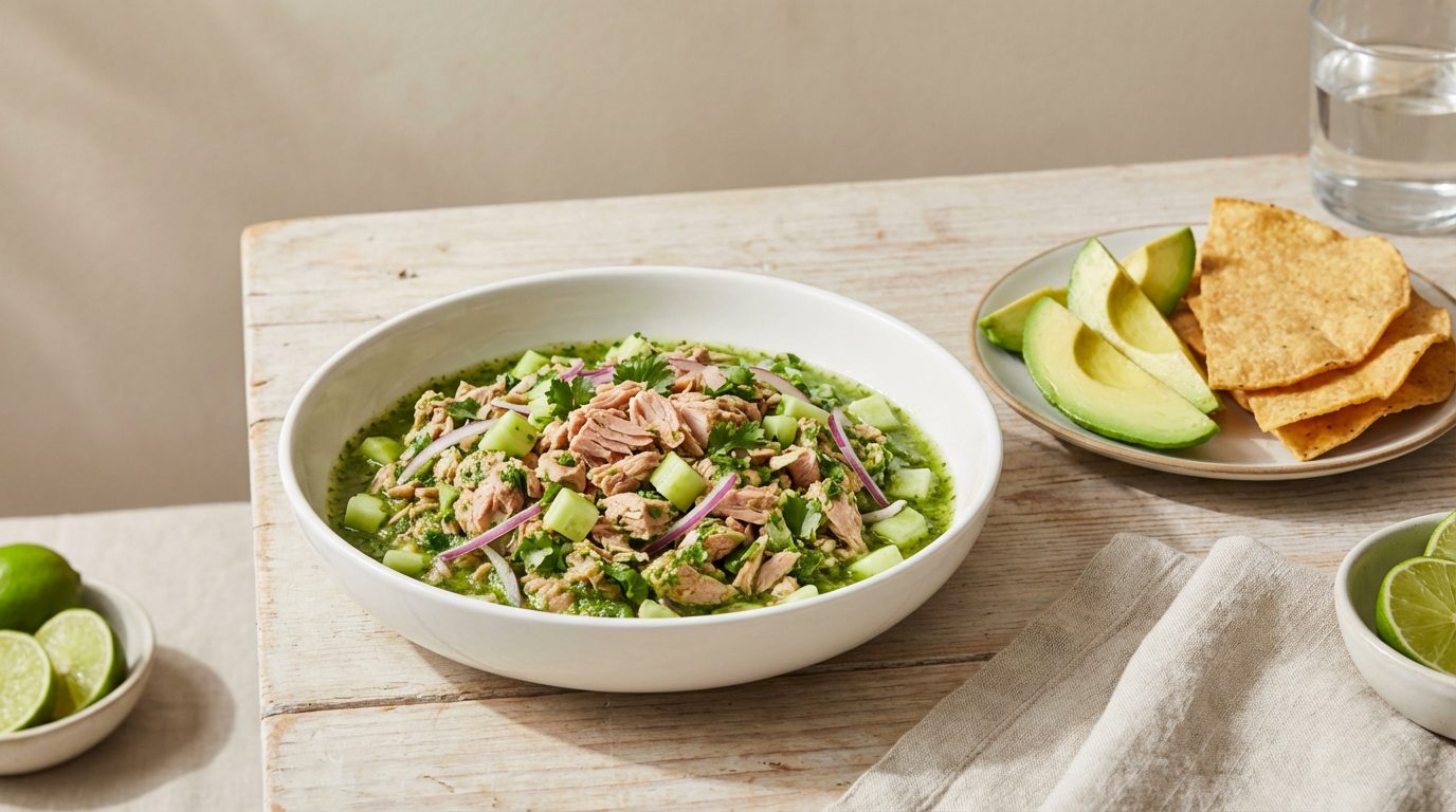 aguachile atun salsa verde revista gente sinaloa