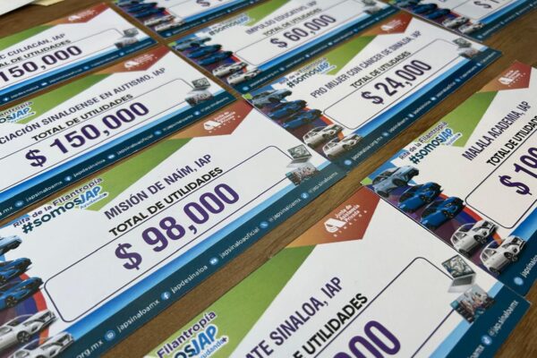 JAP entrega los premios de su rifa 2025 1 culiacán sinaloa junta de asistencia privada